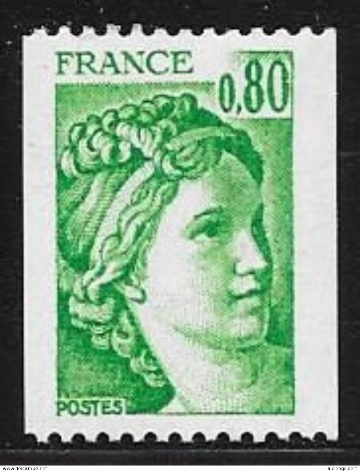 TIMBRE N° 1980   FRANCE - NEUF - SABINE  - 1977:78 Roulette - Nuovi