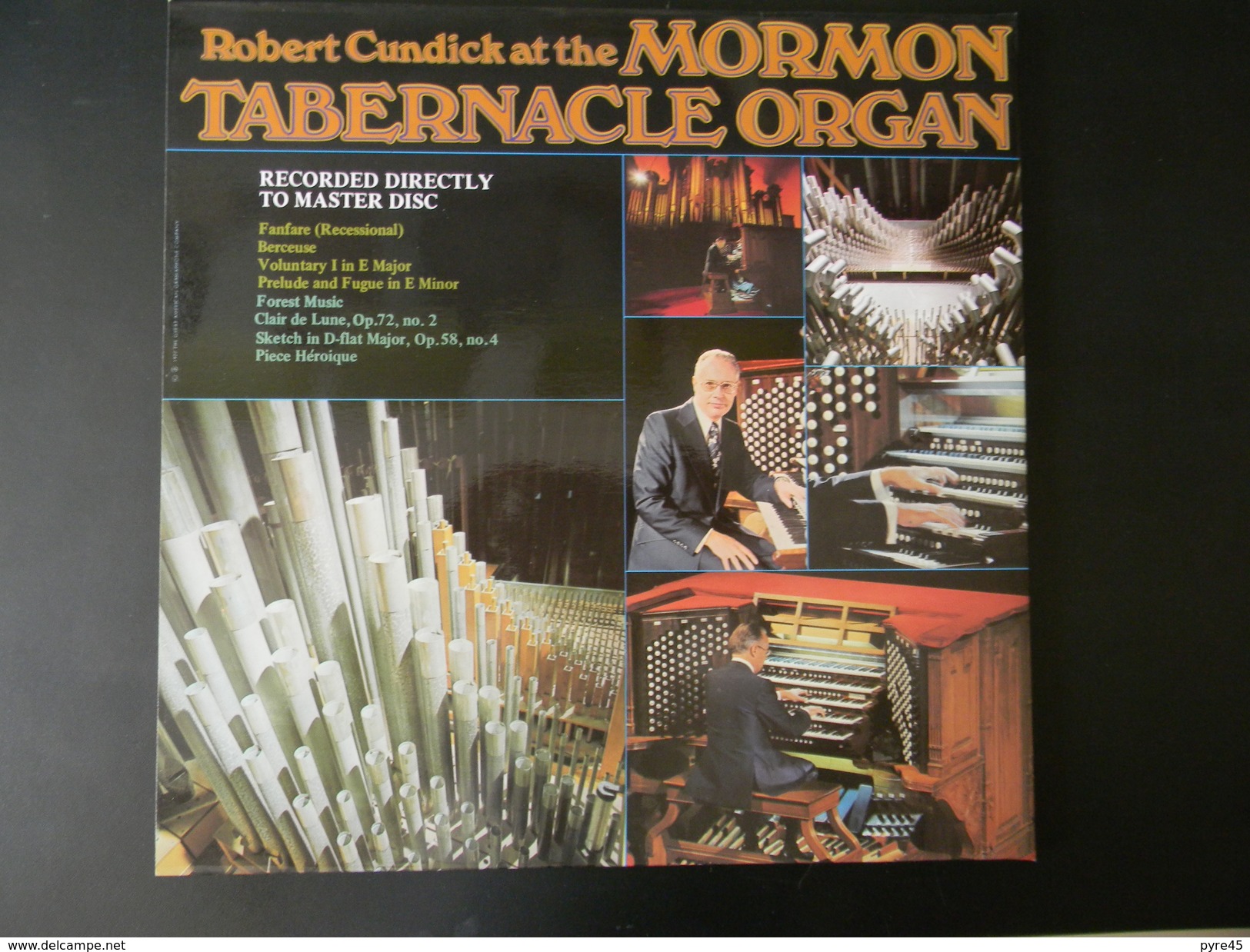 33 TOURS ROBERT CUNDICK CENTURY RECORDS DADD 1040 AT THE MORMON TABERNACLE ORGAN - Instrumental