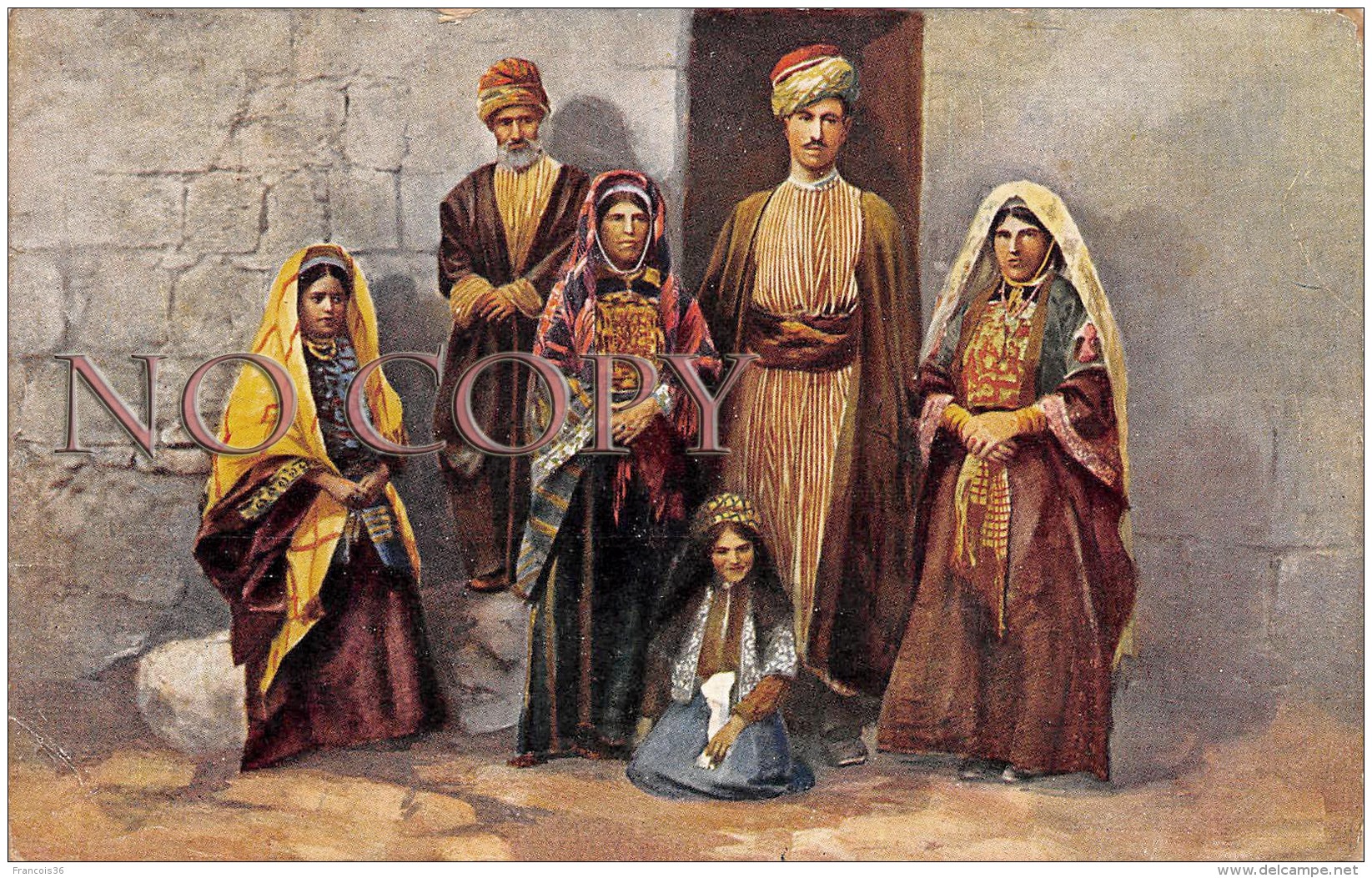 Egypte Egypt - Famille Paysanne De Ramallah - Autres & Non Classés