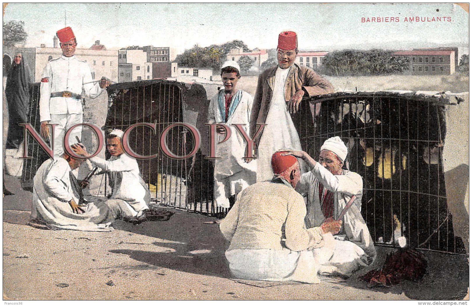 Egypte Egypt - Barbiers Ambulants - 1907 - Autres & Non Classés