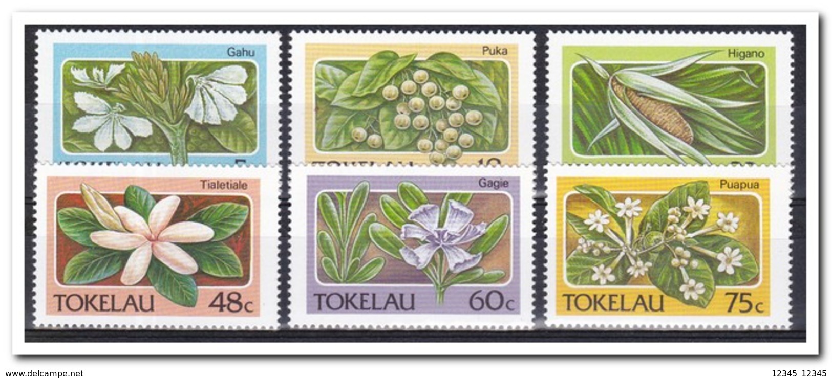 Tokelau 1987, Postfris MNH, Flowers - Tokelau