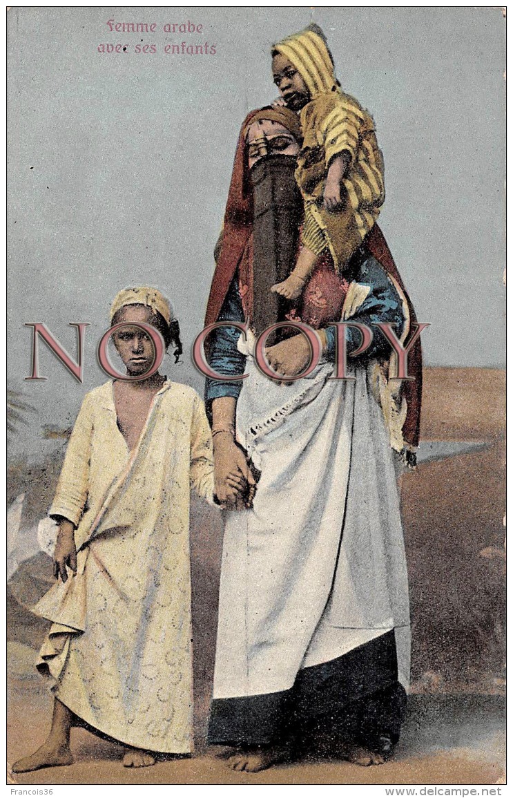 Egypte Egypt - Femme Arabe Avec Ses Enfants - Autres & Non Classés