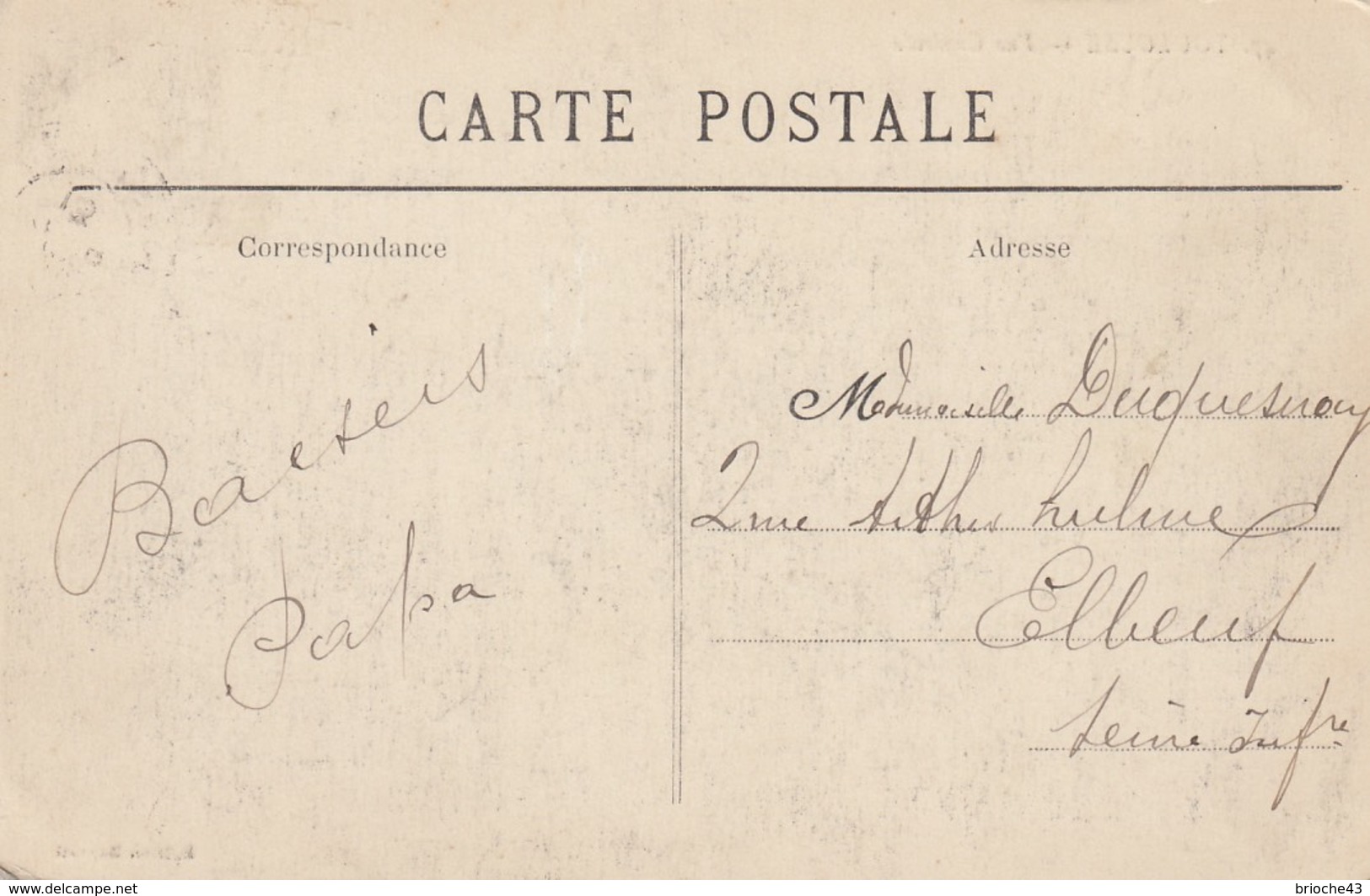 FRANCE - CP 1903 - AMBULANT MONTAUBAN A LIMOGES  / 1 - Poste Ferroviaire