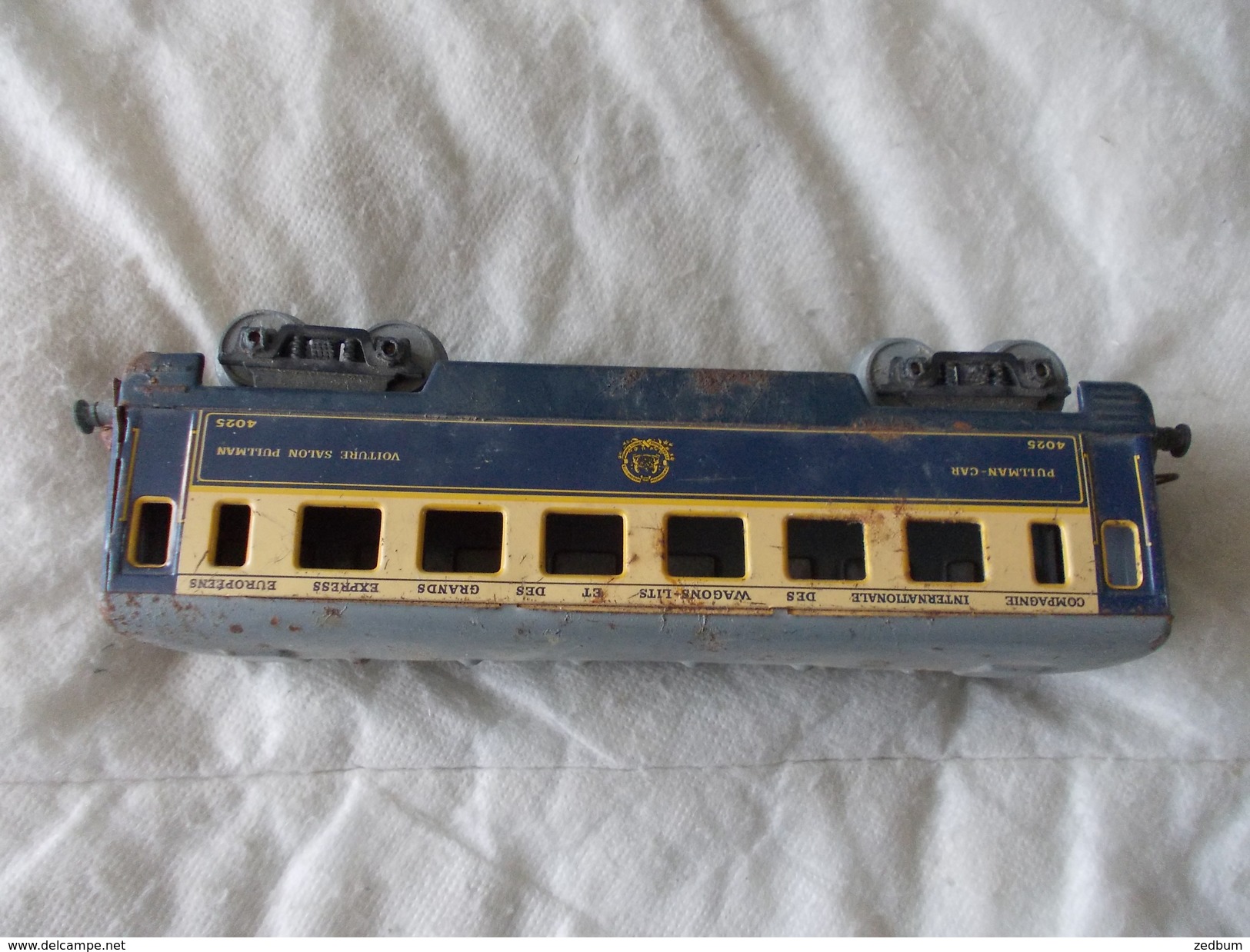 HORNBY MECCANO Voiture Salon Pullman Car Fabriqué En France - Scompartimento Viaggiatori