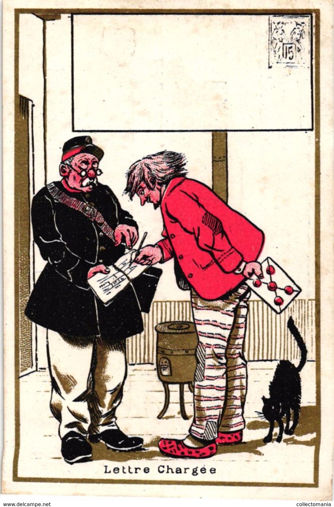 10 Chromos PUB Librarie 1890 Publicitaires VERGER Dumontier Séverin LOUVIERS Facteurs Lettres Cartes Postales POST - Andere & Zonder Classificatie