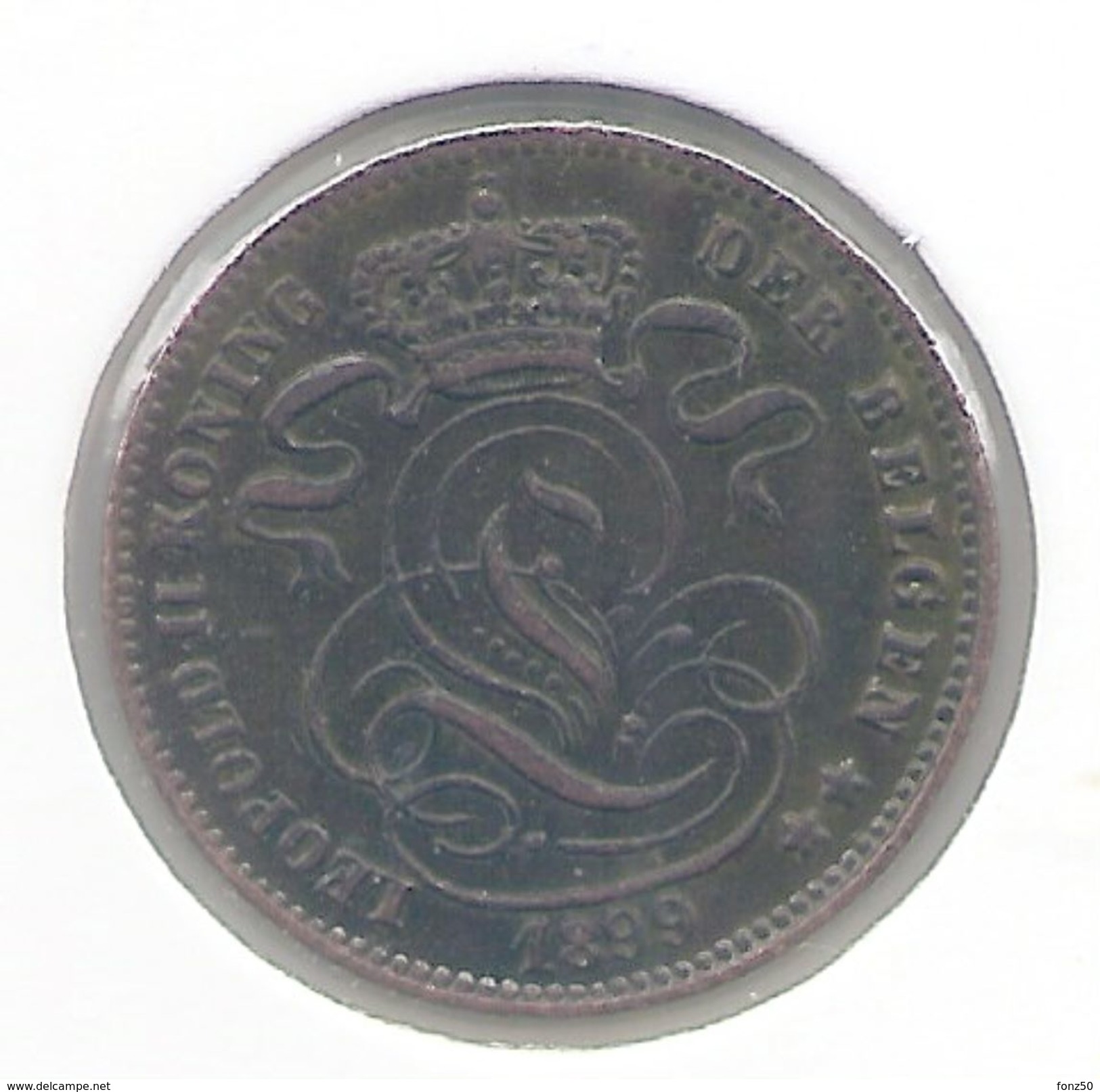 LEOPOLD II * 1 Cent 1899 Vlaams * Prachtig * Nr 9471 - 1 Centime