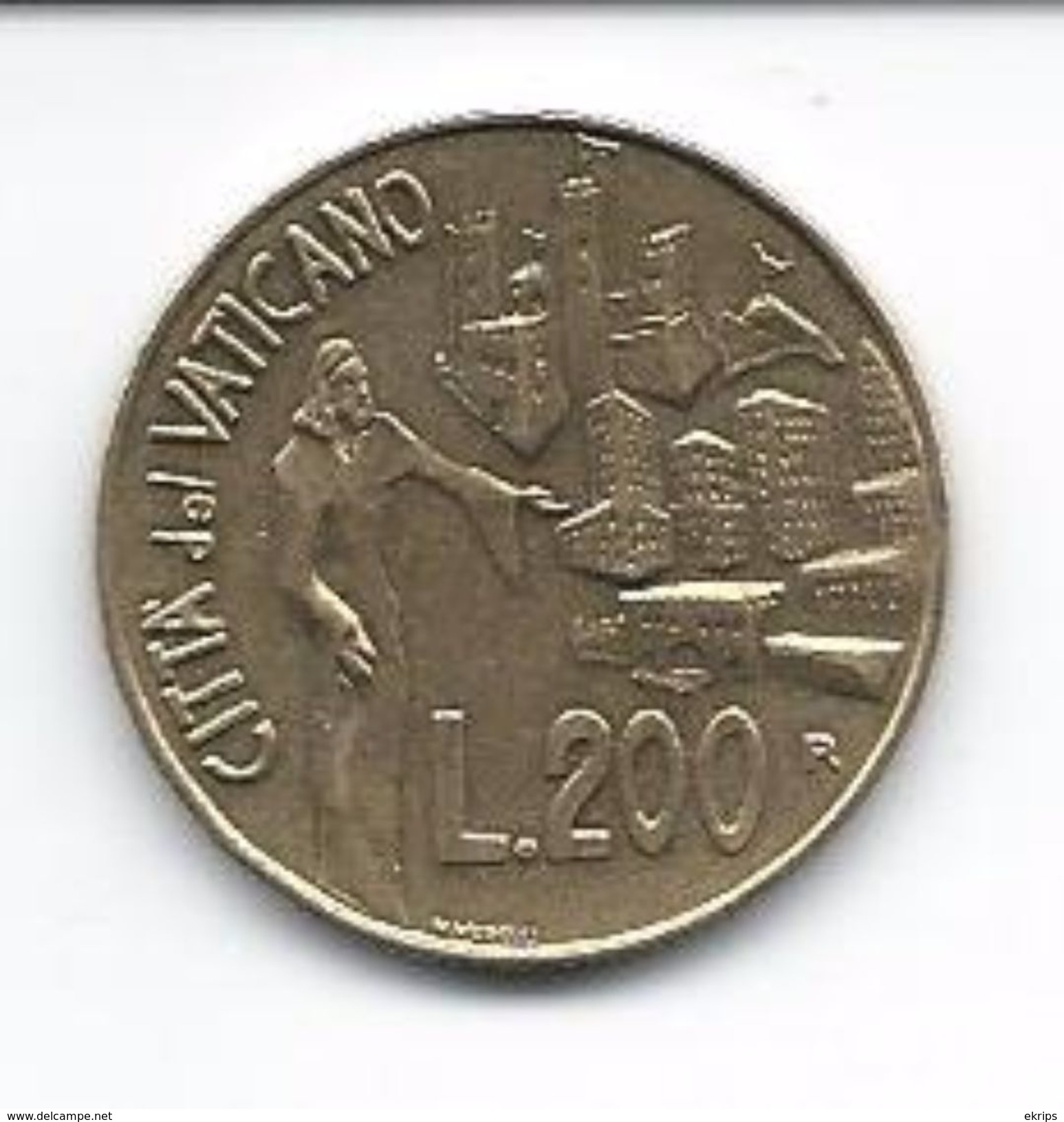 200 Lire Vatican "Jean-Paul II" 1991 - Vatican