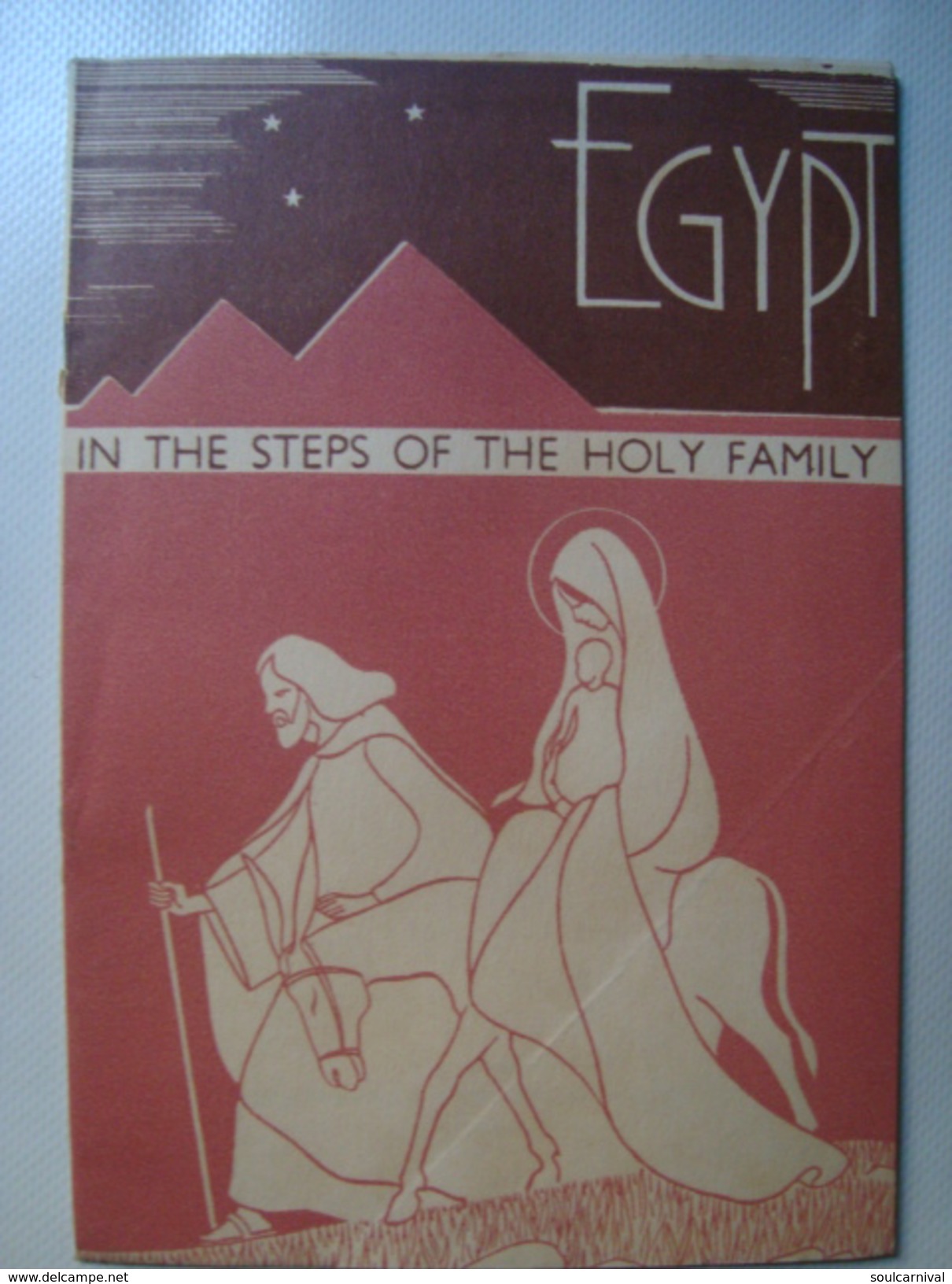 EGYPT, IN THE STEPS OF THE HOLY FAMILY - EGYPT, 1950 APROX. 16 PAGES. B/W PHOTOS. - Antiquità