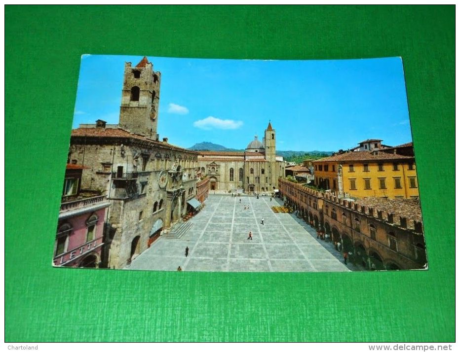 Cartolina Ascoli Piceno - Piazza Del Popolo 1972 - Ascoli Piceno