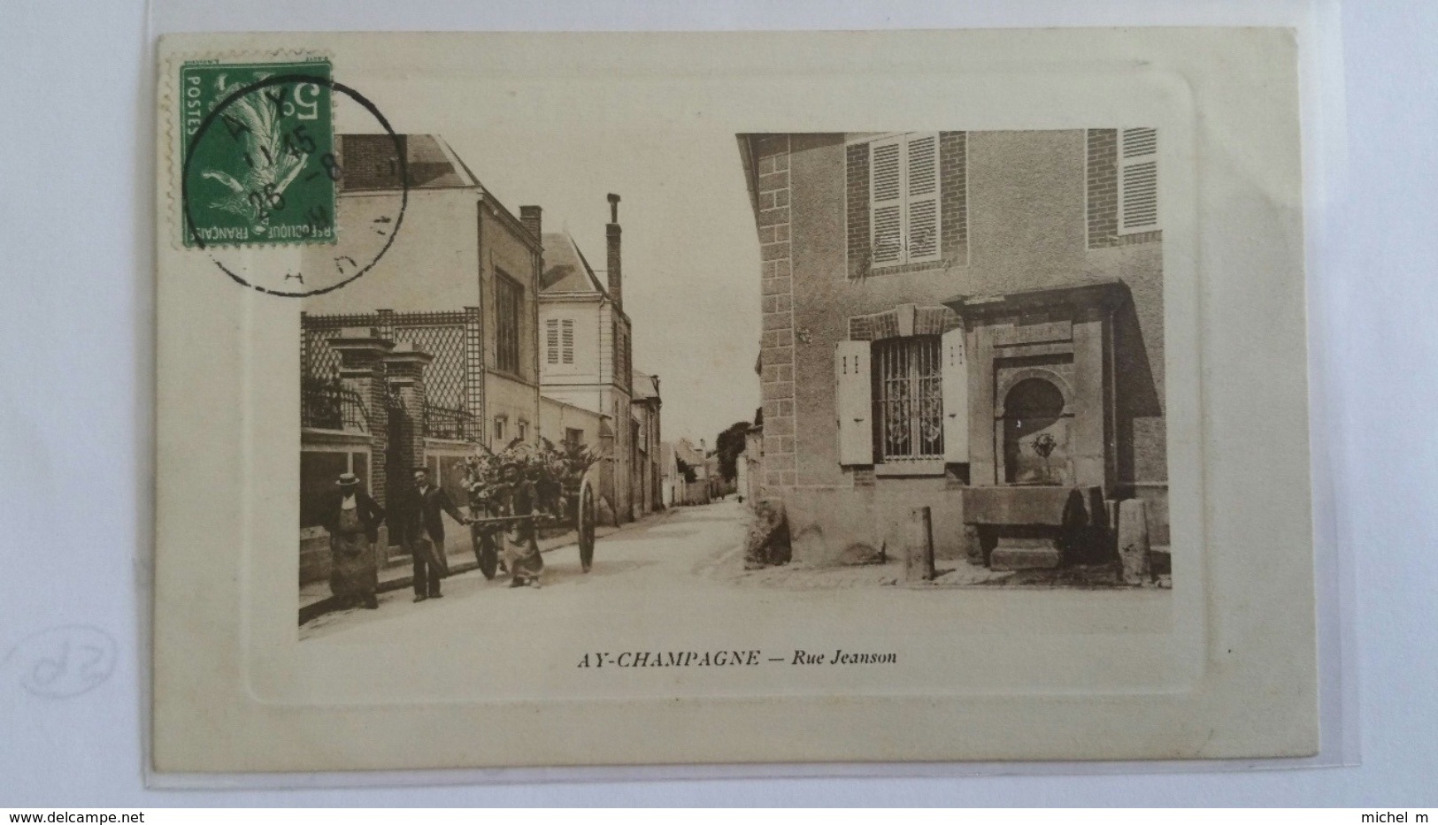 CPA - AY CHAMPAGNE - RUE JEANSON - Marne 51 - Ay En Champagne