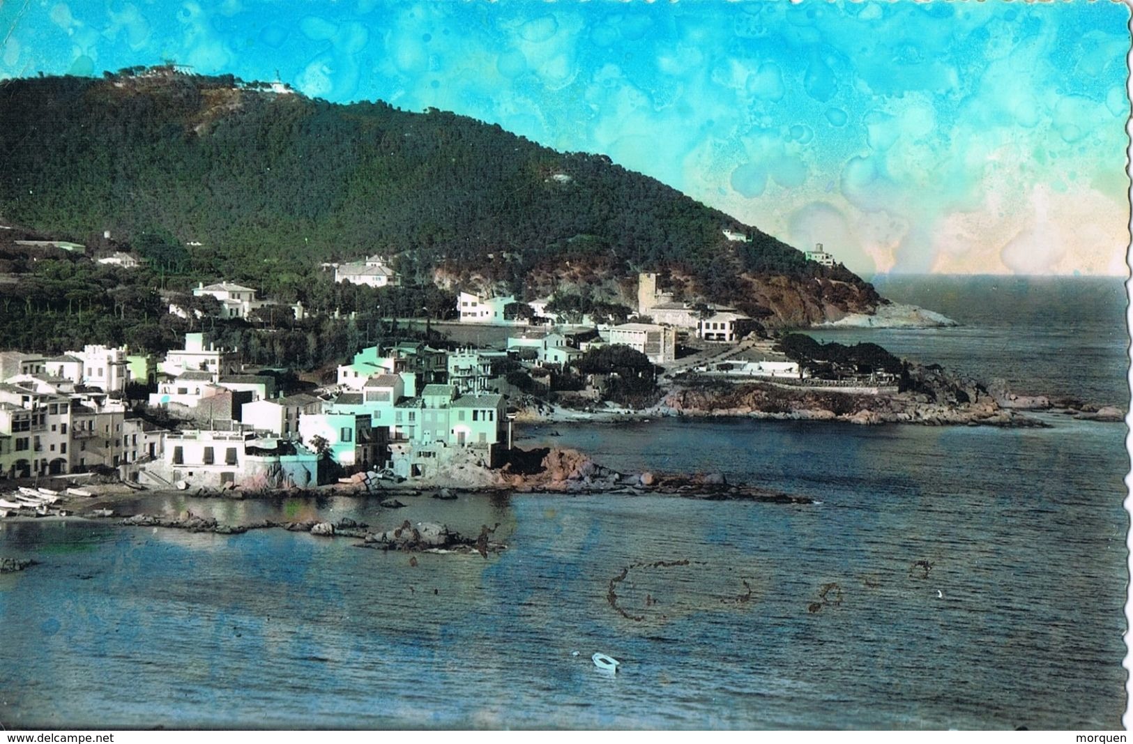 24741. Postal CALELLA De PALAFRUGELL (Gerona) 1958. Vista Poblacion - Cartas & Documentos