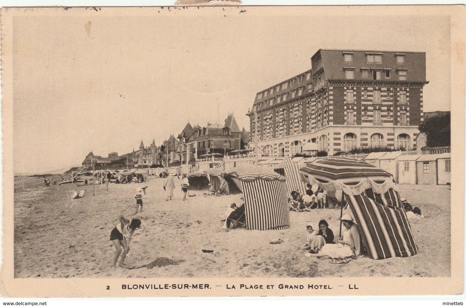 14 Blonville Sur Mer La Plage Et Grand Hôtel - Autres & Non Classés