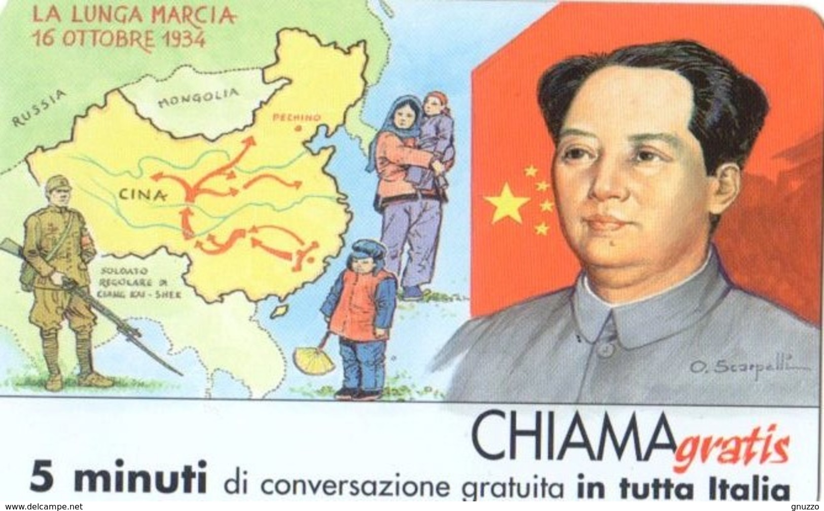 NUOVA-TELECOM ITALIA-CHIAMAGRATIS-PERSONAGGI-MAO TSE TUNG - Personaggi