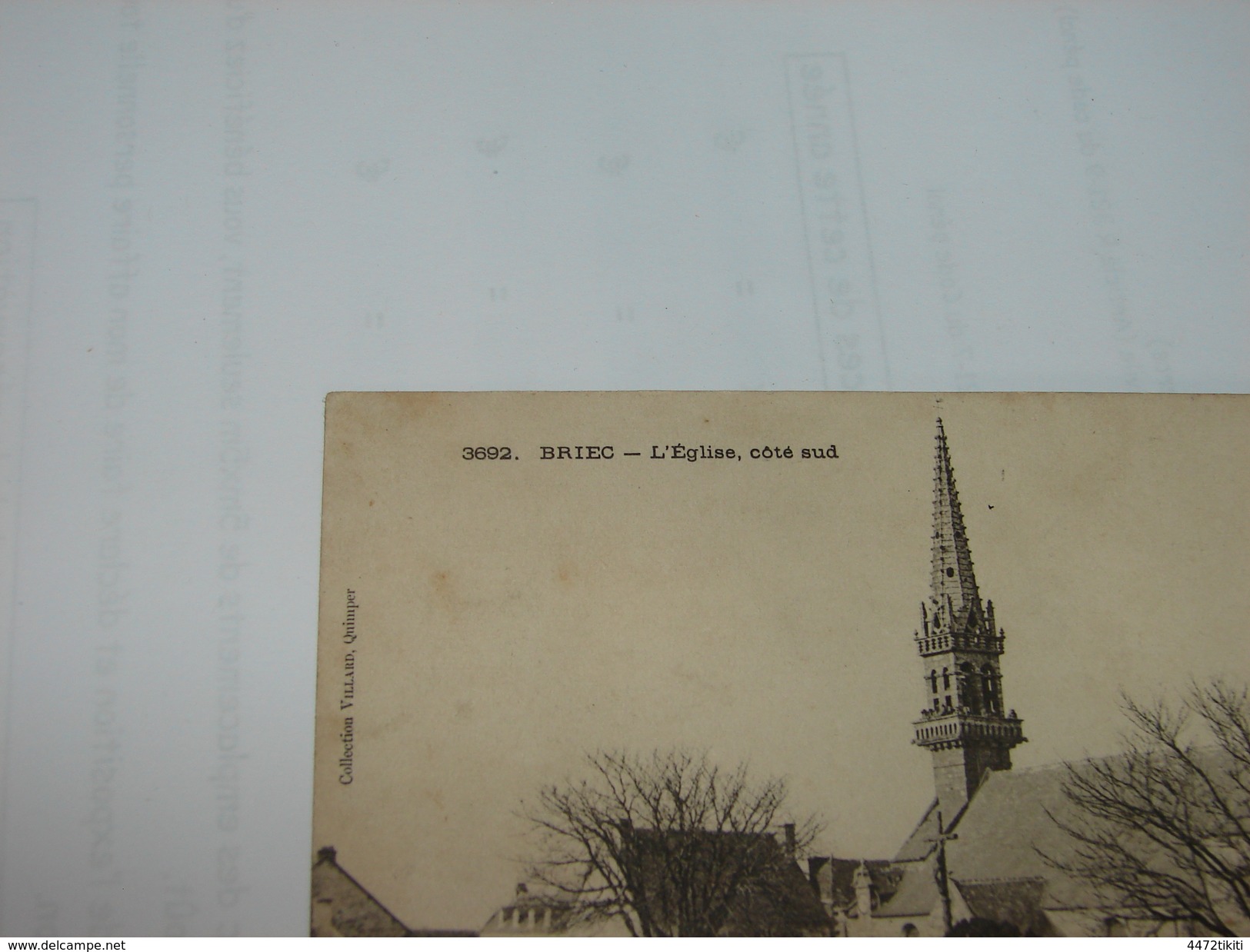 C.P.A.- Briec (29) - L'Eglise Côté Sud - 1906 -  SPL (C24) - Autres & Non Classés