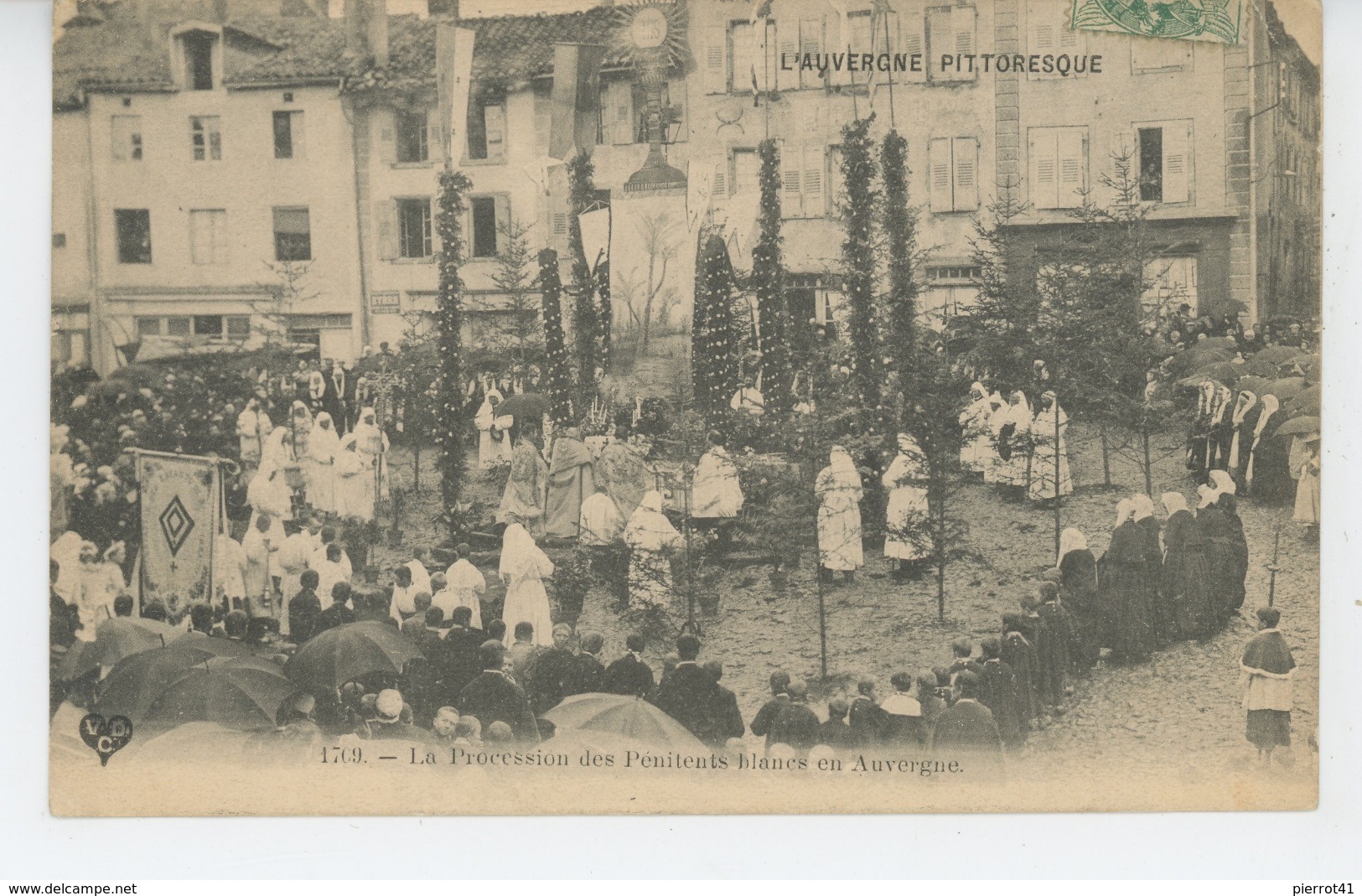 L'AUVERGNE PITTORESQUE - SAUGUES - La Procession Des Pénitents Blancs En Auvergne - Saugues