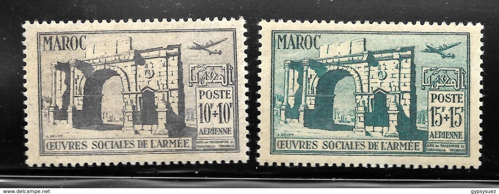 French Morocco 1950 SC# CB40-CB41 - Africa (Other)