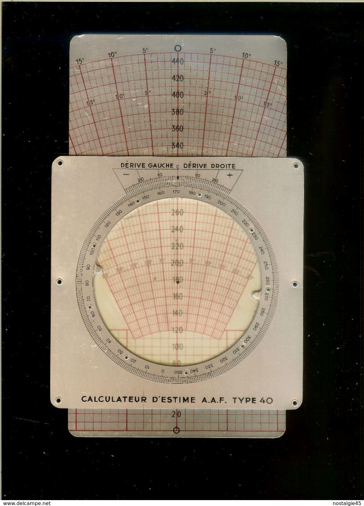 Aviation -Calculateir D'Estime A.A.F. Type 40 - Autres & Non Classés