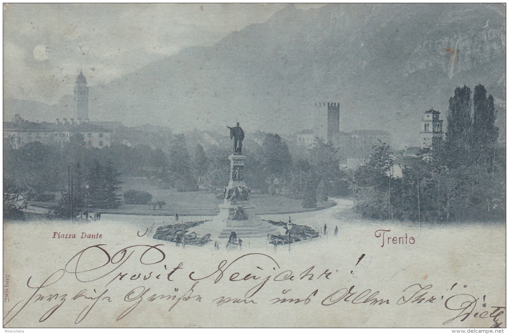 Trento - Piazza Dante (2968) * 29. 12. 1898 - Trento