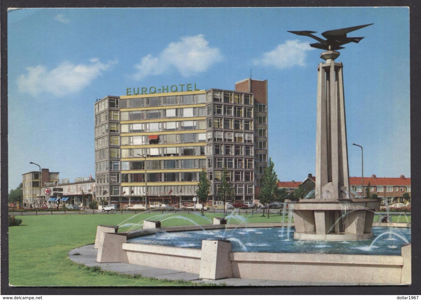 Leeuwarden , Europaplein Met Euro Hotel-  Used  - See The 2 Scans For Condition.( Originalscan !!! ) - Leeuwarden