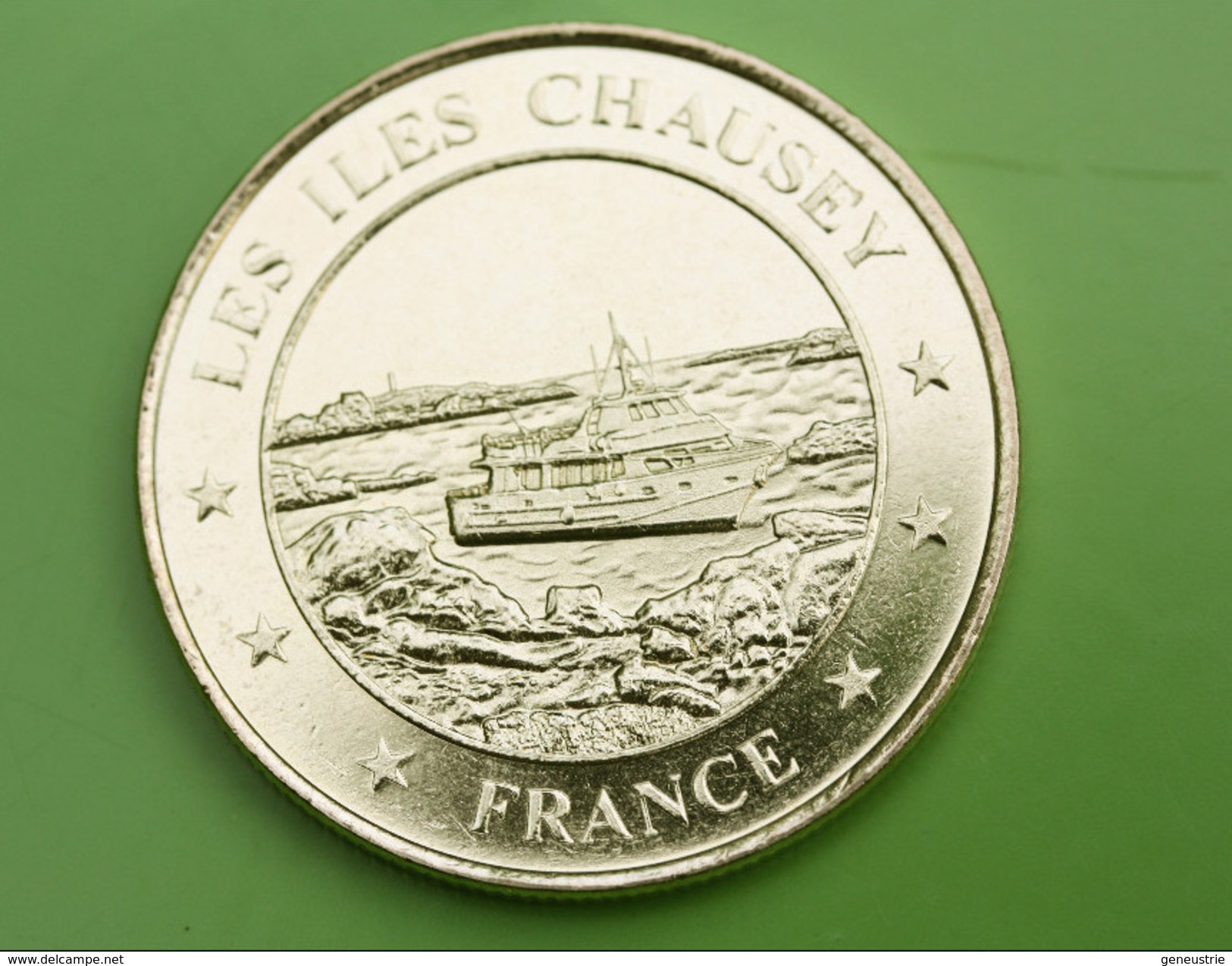 Jeton Touristique "Les Iles Chausey - France" Vedettes De Granville - Manche  - Normandie - Other & Unclassified