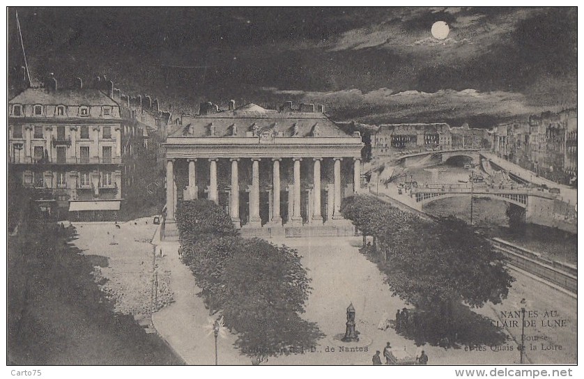 Astronomie - Lune Nuit - Nantes - Clair De Lune Bourse - Astronomie