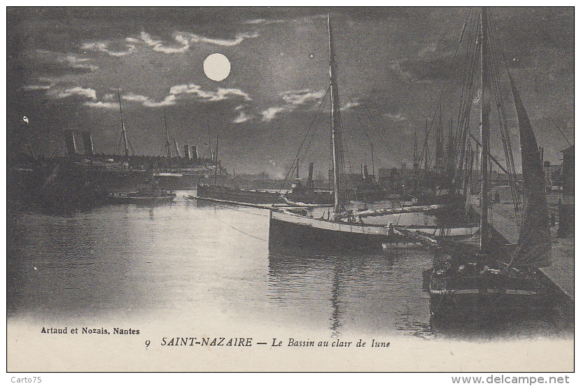 Astronomie - Lune Nuit - Saint Nazaire - Port Pêche - Astronomie