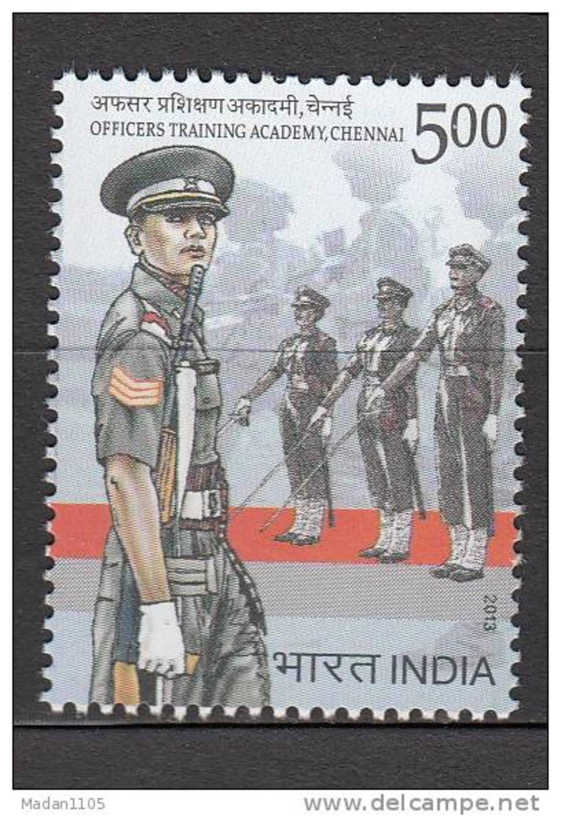 INDIA, 2013, Officers Training Academy, Chennai, MNH, (**) - Nuovi