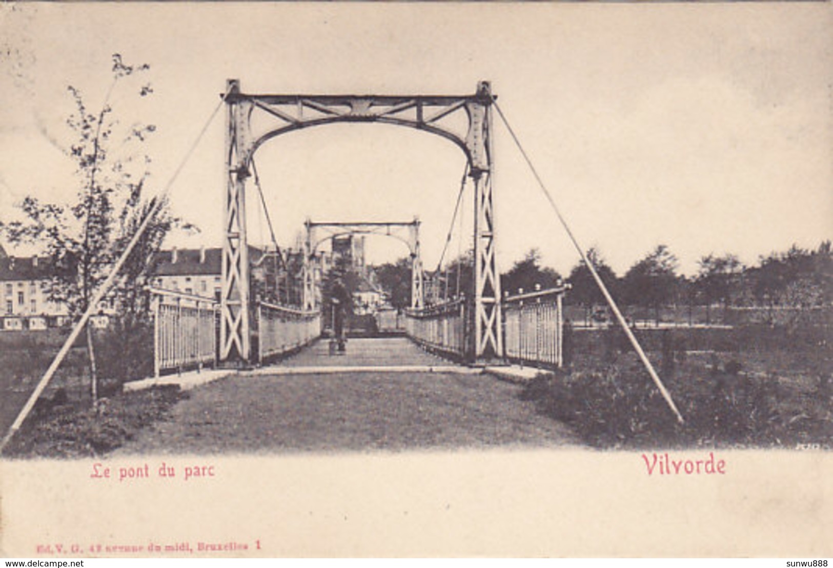 Vilvorde - Vilvoorde - Le Pont Du Parc (animation, Edit. V.G., Précurseur) - Vilvoorde