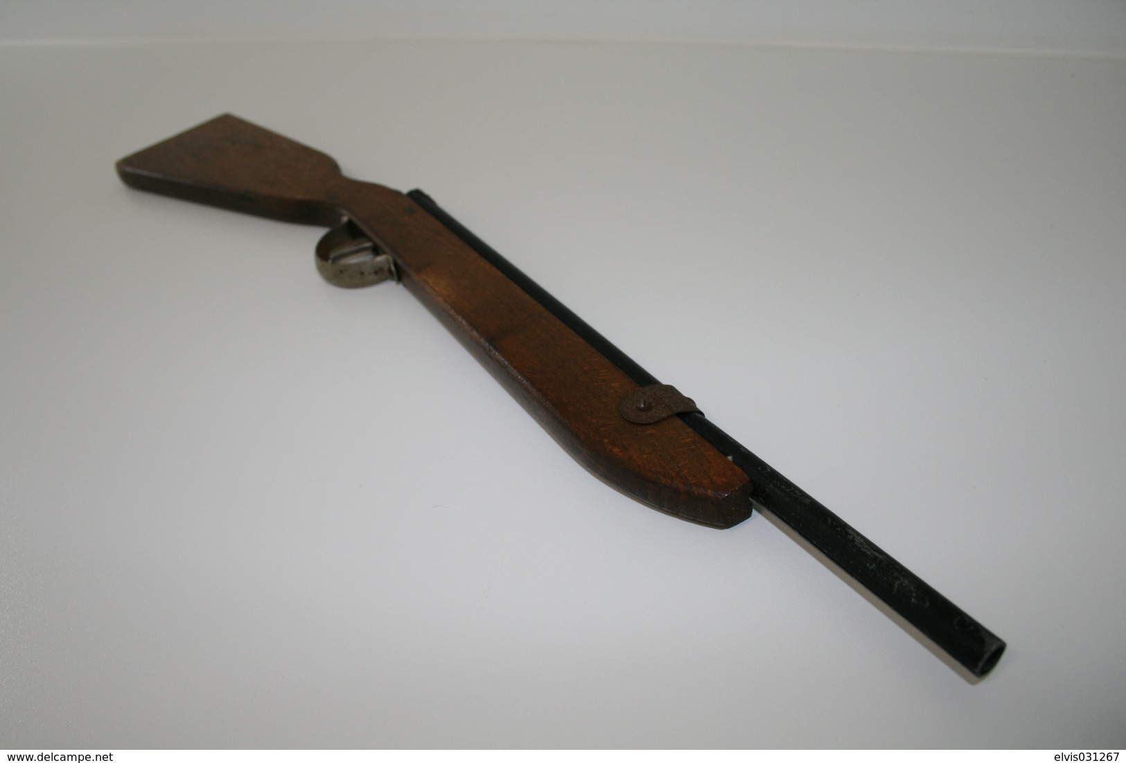 Vintage TOY GUN :  RIFLE - L=53cm - 1950s - Keywords : Cap - Cork Gun - Rifle - Revolver - Pistol - Tin - Armes Neutralisées