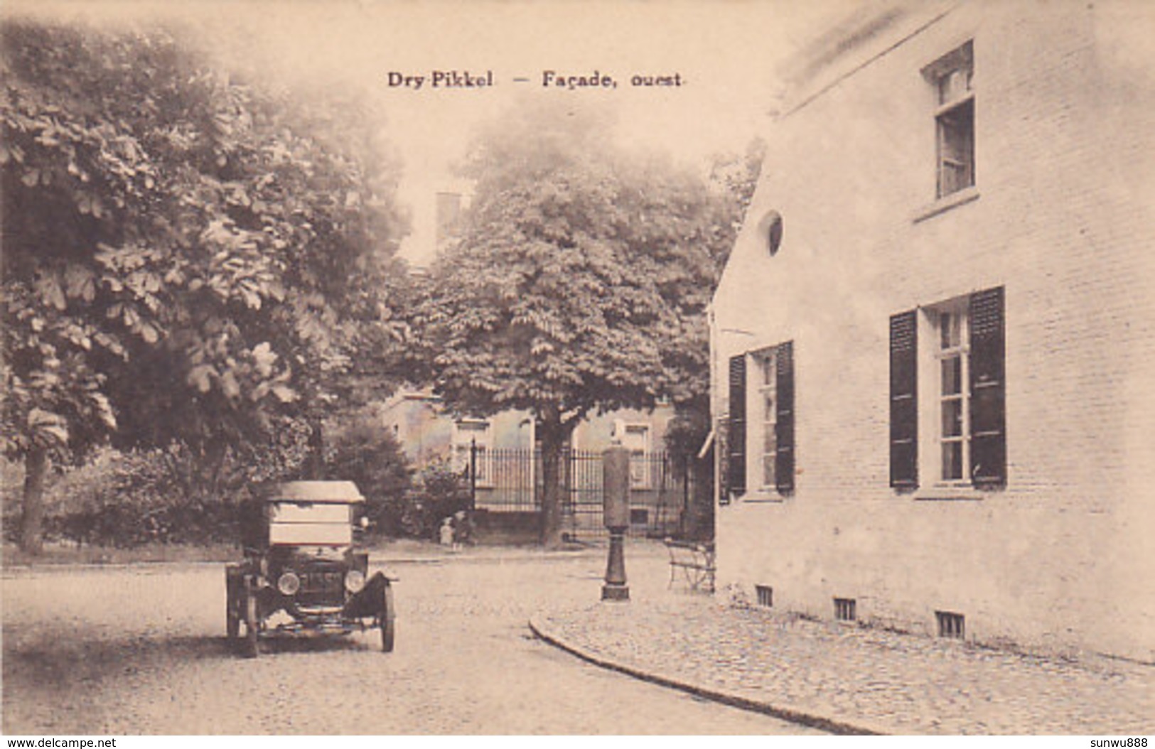 Dry-Pikkel - Façade, Ouest (oldtimer, Pompe à Essence, Desaix) - Grimbergen