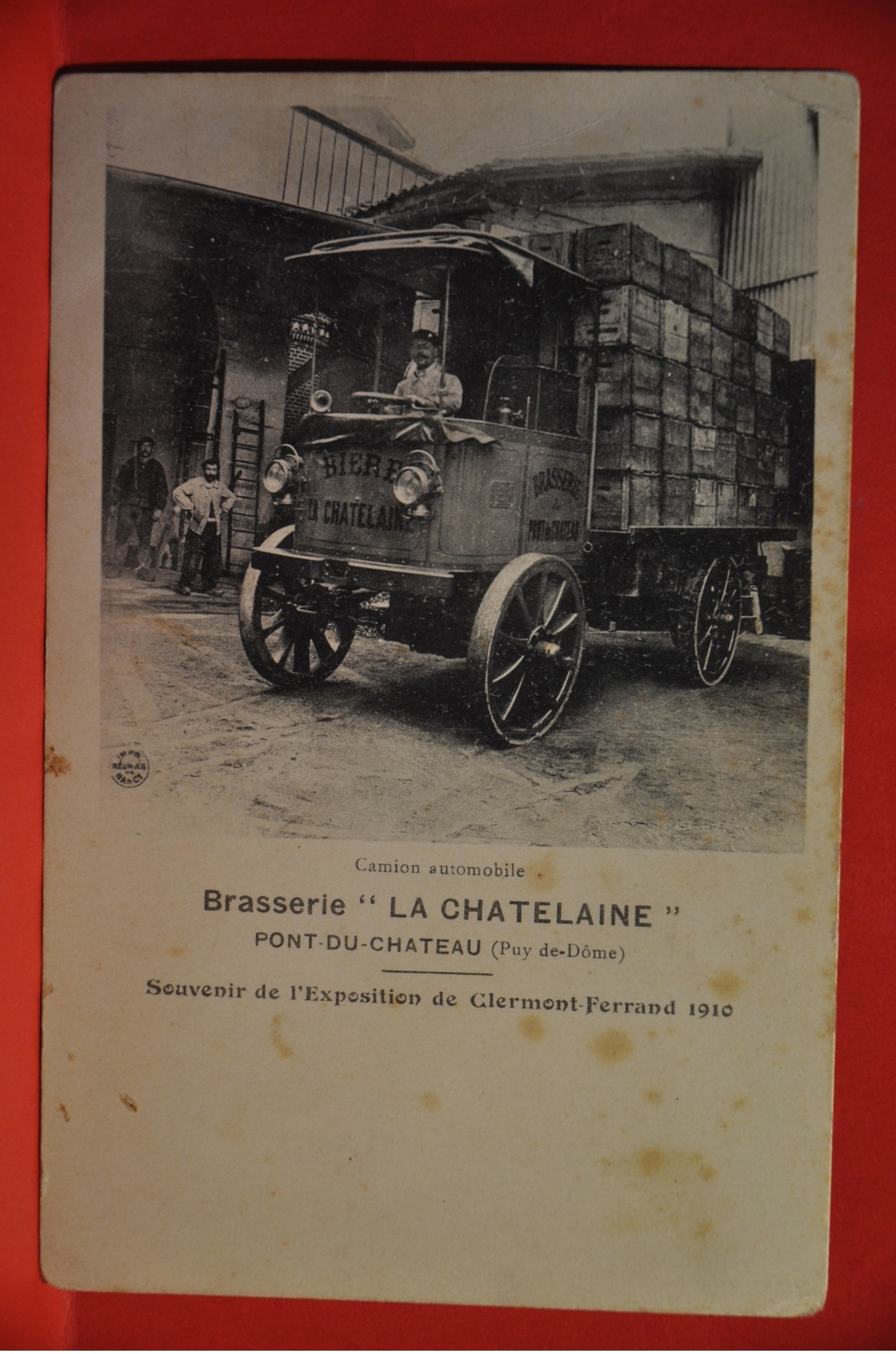 Pont Du Chateau - Brasserie La Chatelaine - Souvenir De L'exposition De Clermont Ferrand 1910 - Pont Du Chateau