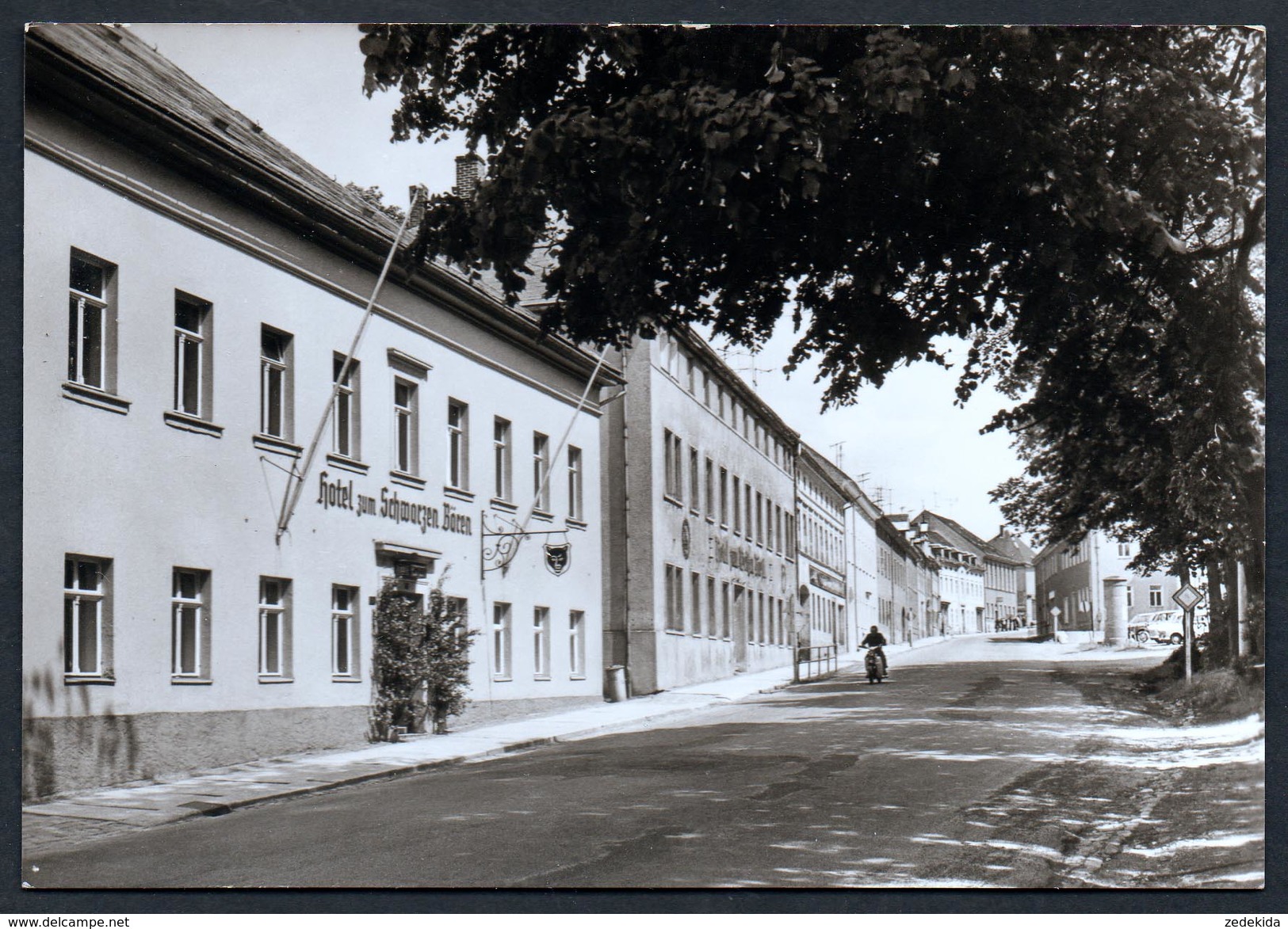 A5174 - Alte Foto Ansichtskarte - Zöblitz Kr. Marienberg - Hotel Zum Schwarzen Bären - Hoffmann TOP - Zoeblitz