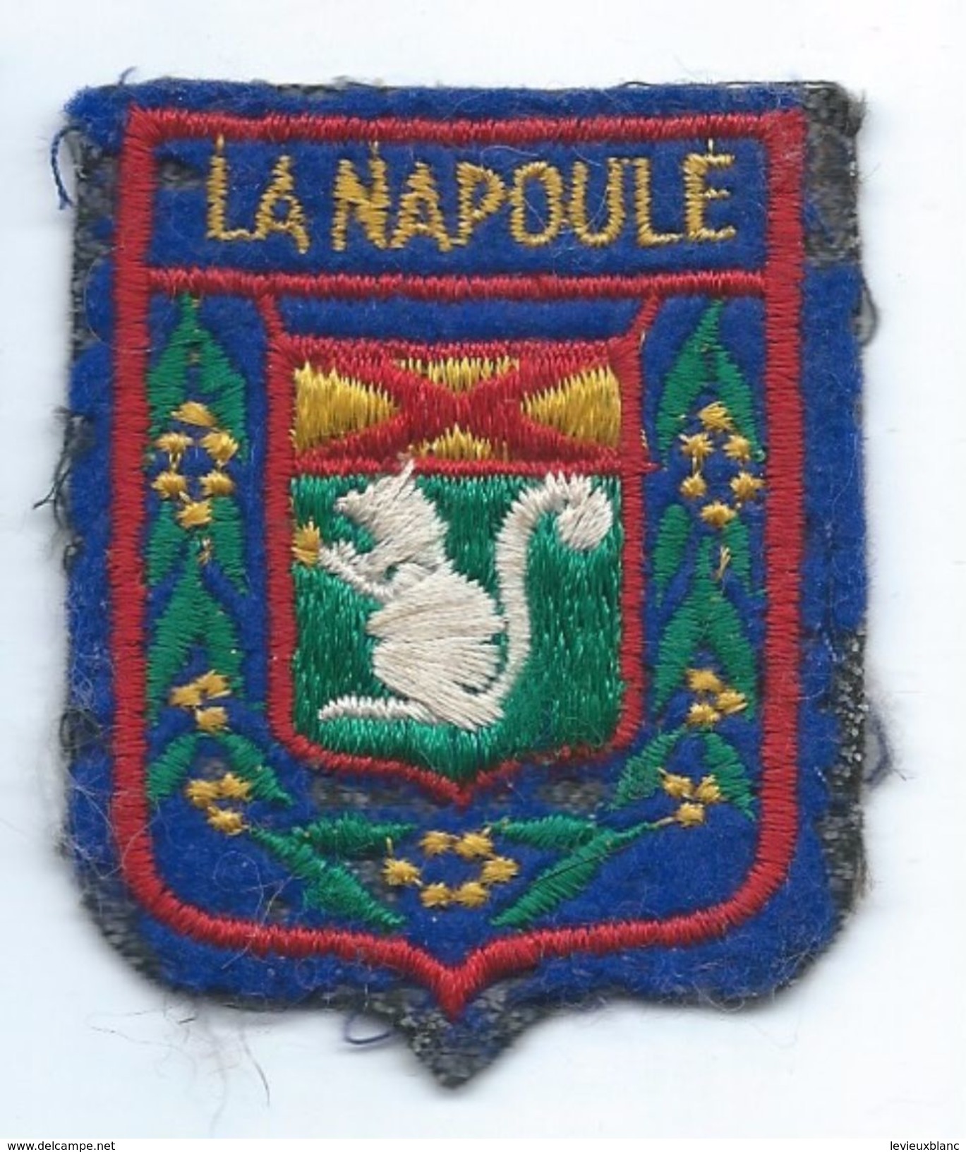Écusson Tissu à Coudre Ancien/ Armoiries De Ville/La Napoule / Alpes Maritime /années 60-70             ET160 - Ecussons Tissu