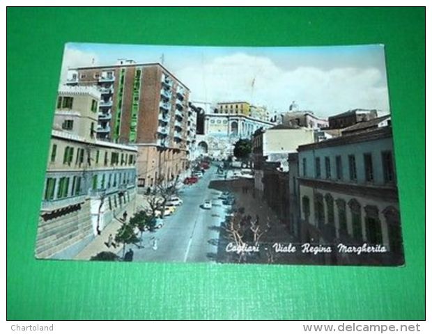 Cartolina Cagliari - Viale Regina Margherita 1961 - Cagliari