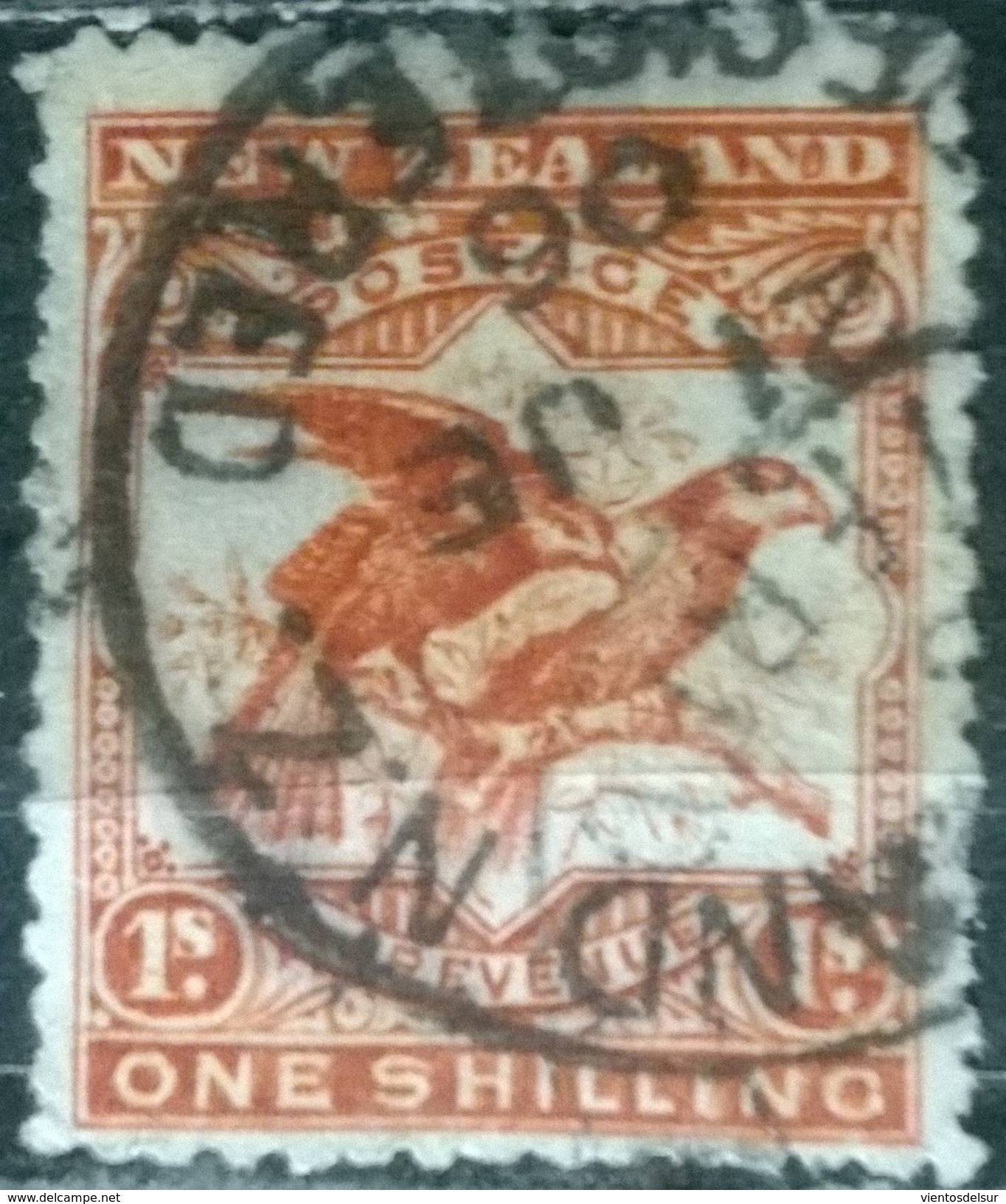 NEW ZEALAND  - QV -  YVERT # 80 - VF USED - Used Stamps