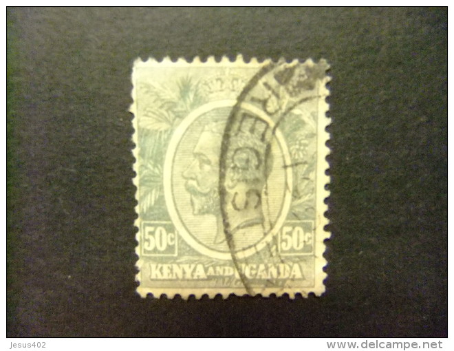 KENYA OUGANDA 1922 - 27 GEORGE V Yvert N 8 &ordm; FU - Kenya & Oeganda