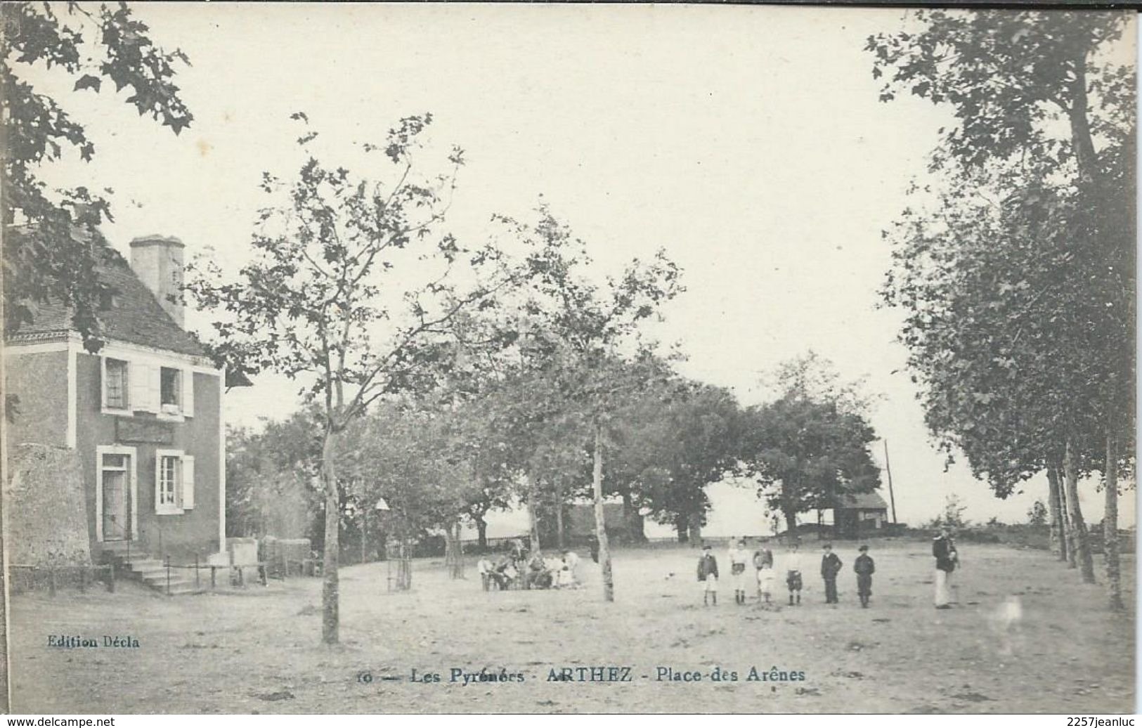 CPA Arthez 64 - Place Des Arênes - Arthez De Bearn