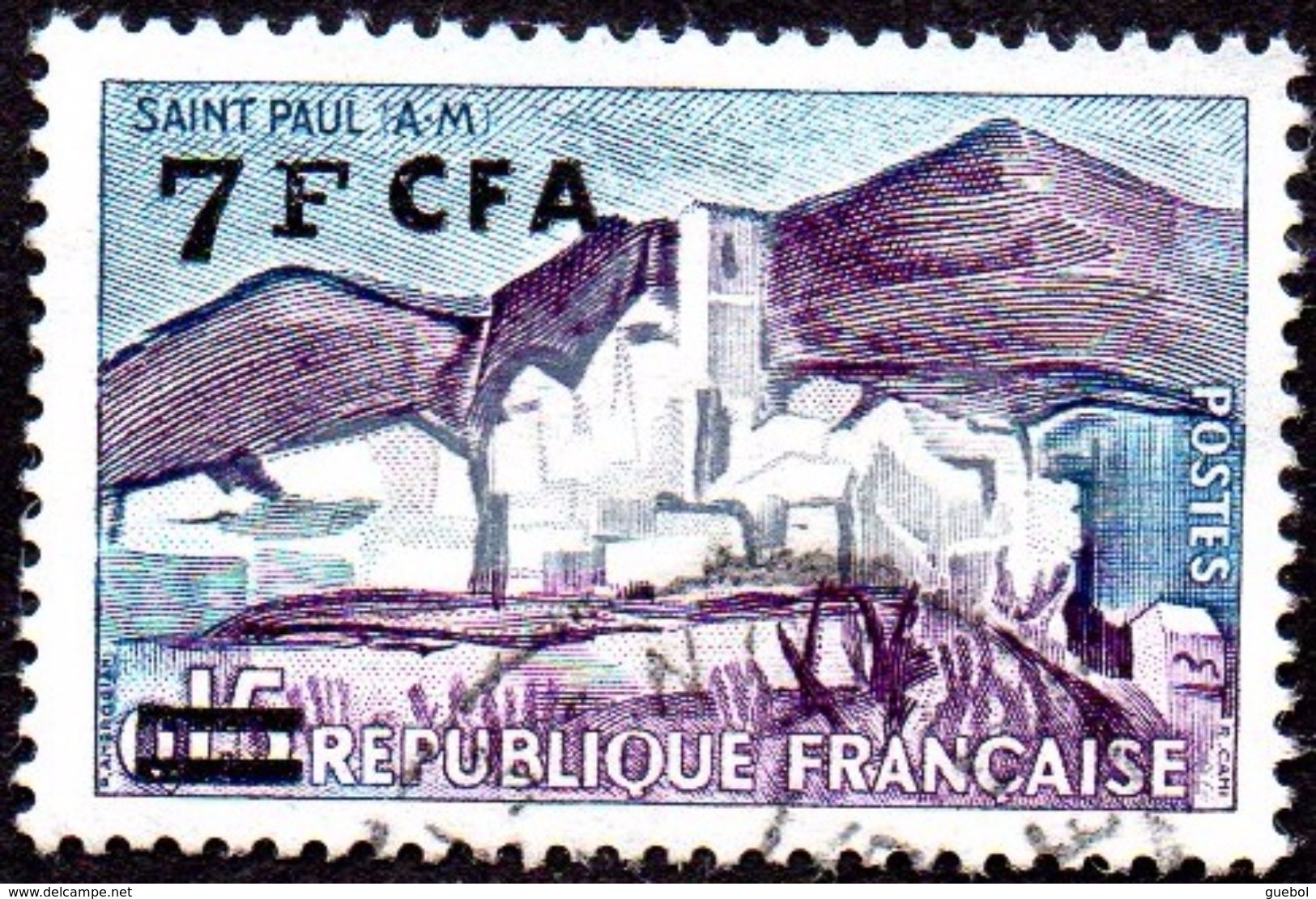 Réunion Obl. N° 348 - Saint Paul De Vence - Oblitérés