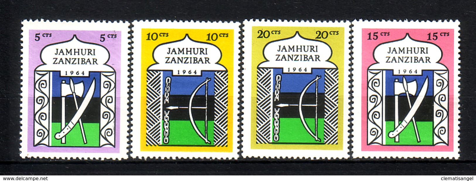 378o * ZANZIBAR * JAMHURI 1964 * POSTFRISCH **!! - Zanzibar (1963-1968)