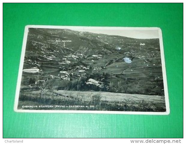 Cartolina Casanova Staffora ( Pavia ) - Panorama 1950 Ca - Pavia