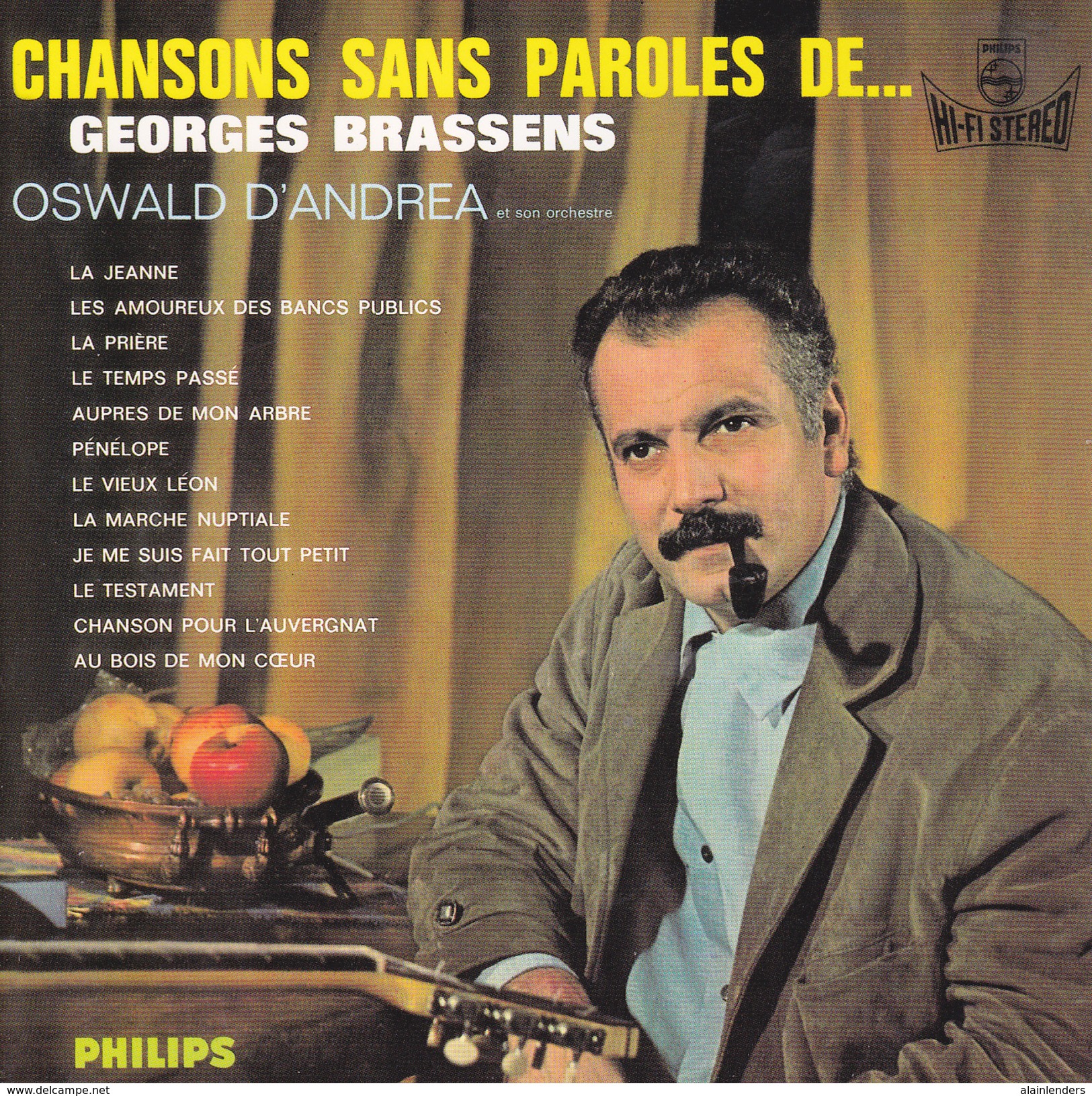 Cd Chansons Sans Paroles De... Georges Brassens. - Instrumental
