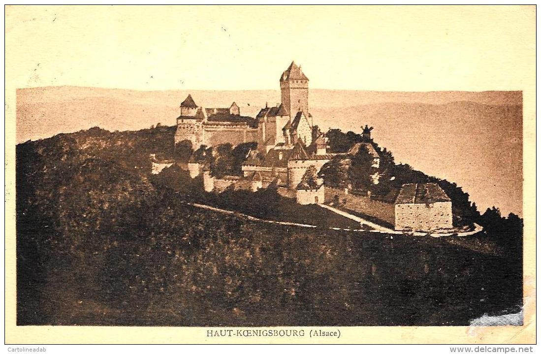 [DC10479] CPA - FRANCIA - HAUT KOENIGSBOURG - ALSACE - Viaggiata - Old Postcard - Altri & Non Classificati