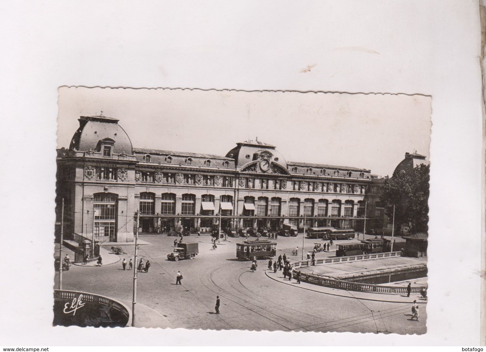 CPA PHOTO DPT 31 TOULOUSE, LA GARE MATABIAU, (voir Timbre) - Toulouse