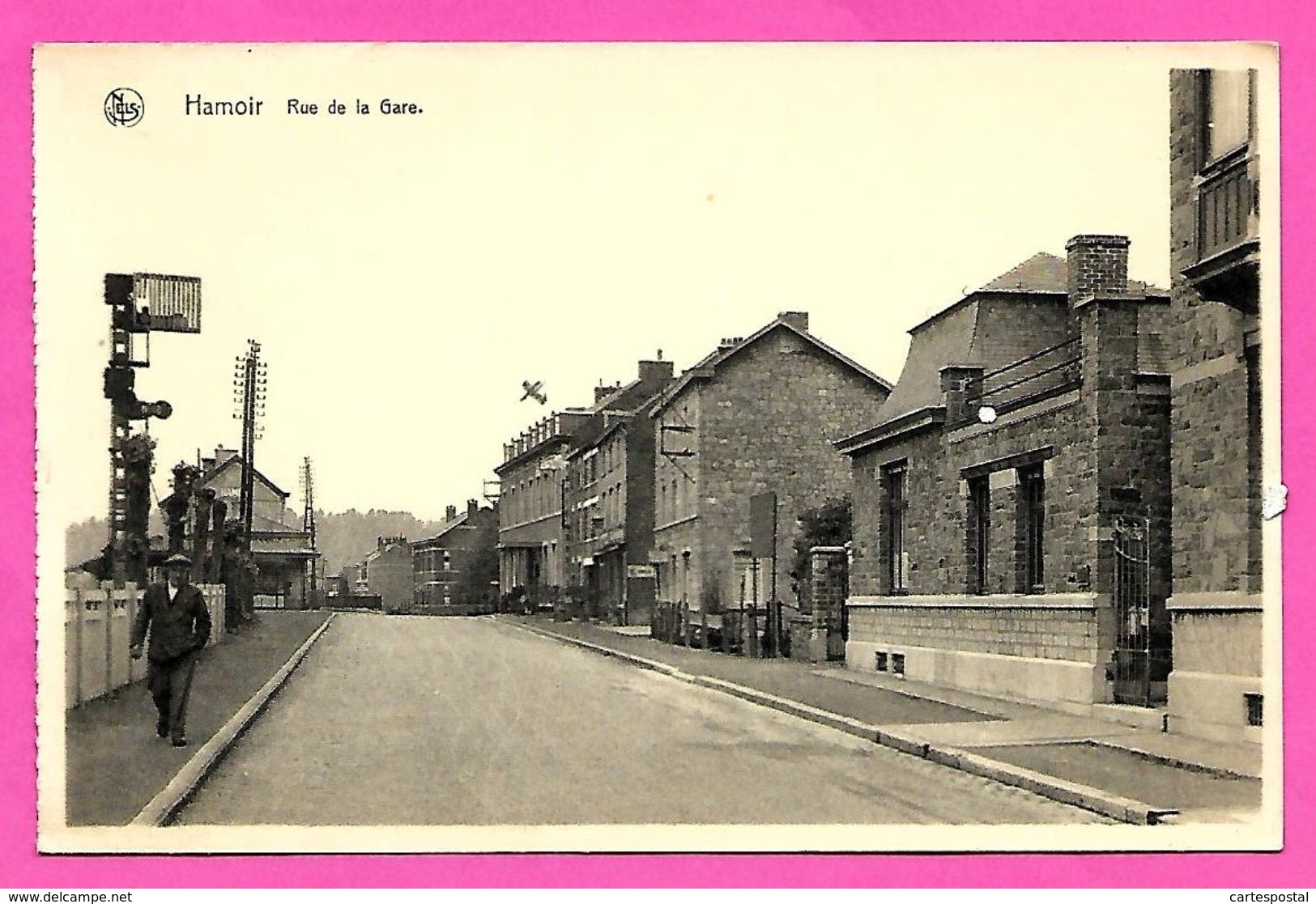 CPA -  HAMOIR  --  Rue  De  La  Gare - Hamoir