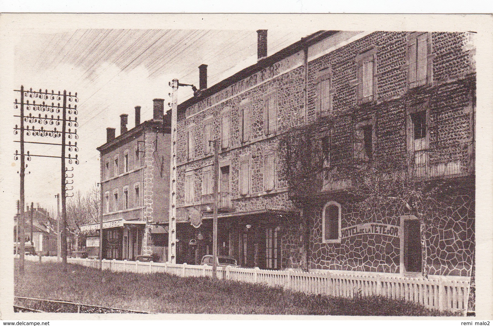 CARTE POSTALE  St RAMBERT D'ALBON 26  Avenue De La Gare - Autres & Non Classés