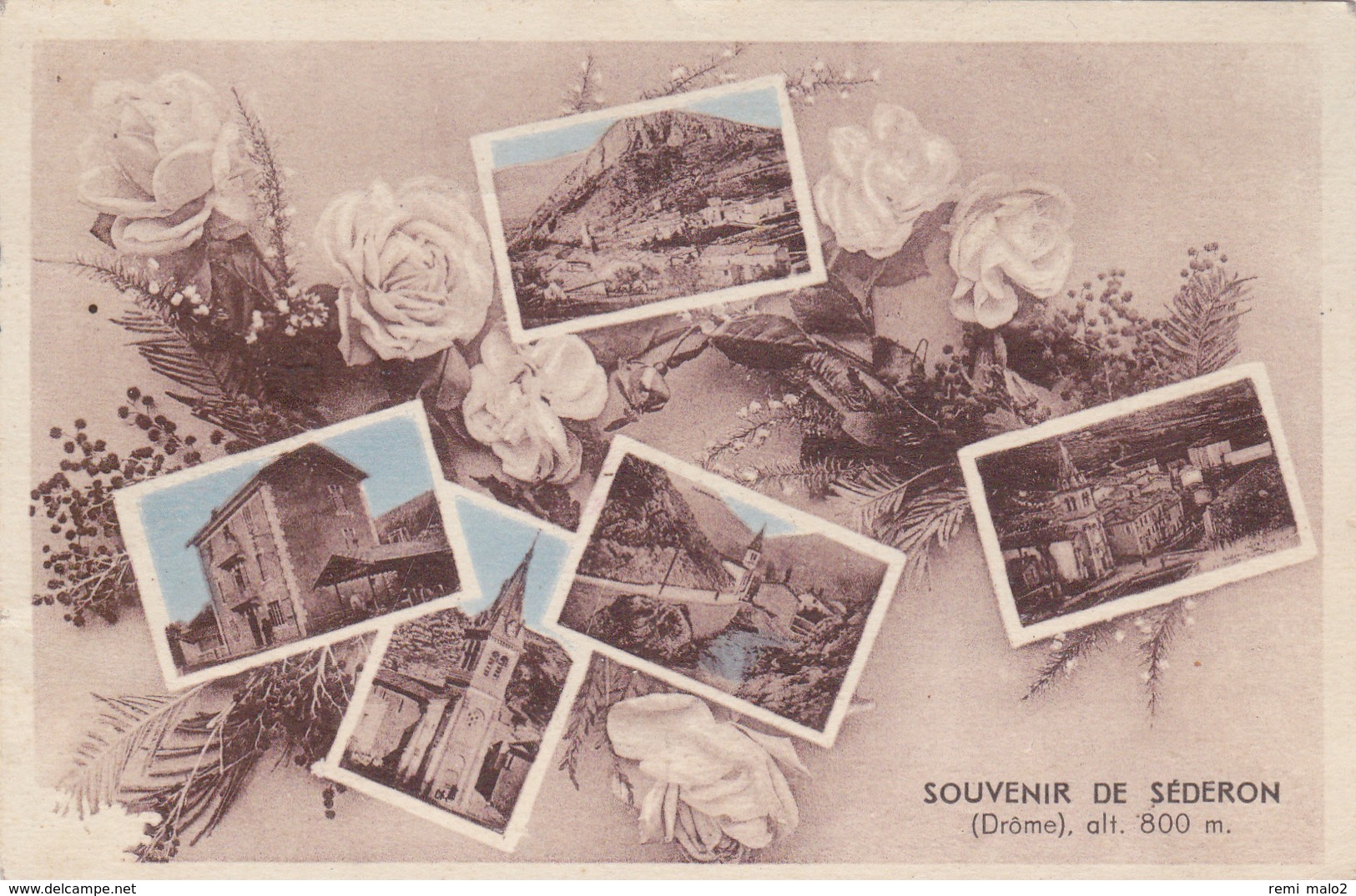 CARTE POSTALE  Souvenir De SEDERON 26 - Autres & Non Classés