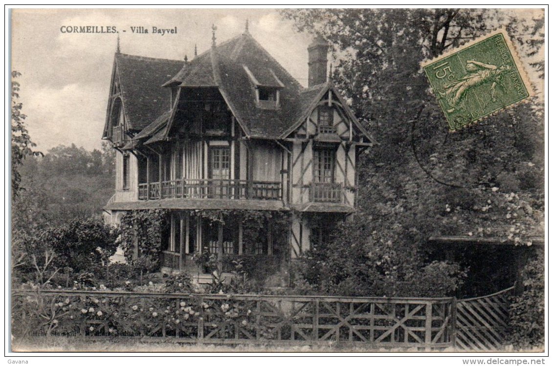 95 CORMEILLES - Villa Bayvel  (Recto/Verso) - Cormeilles En Parisis