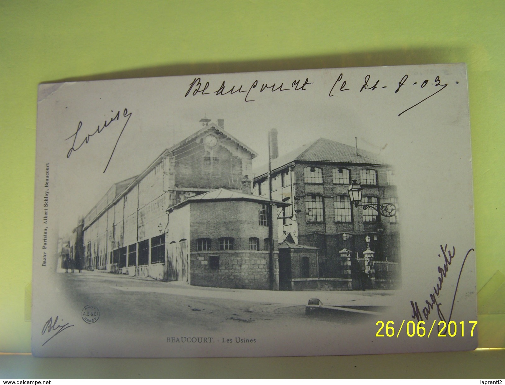 BEAUCOURT (TERRITOIRE DE BELFORT) LES METIERS. LES USINES. - Beaucourt