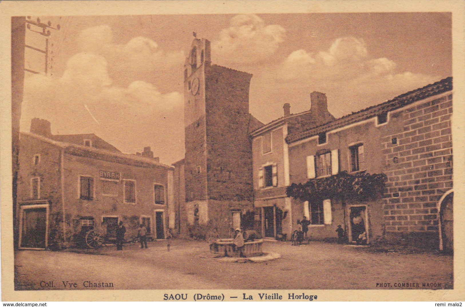 CARTE POSTALE  SAOU 26  La Vieille Horloge - Autres & Non Classés