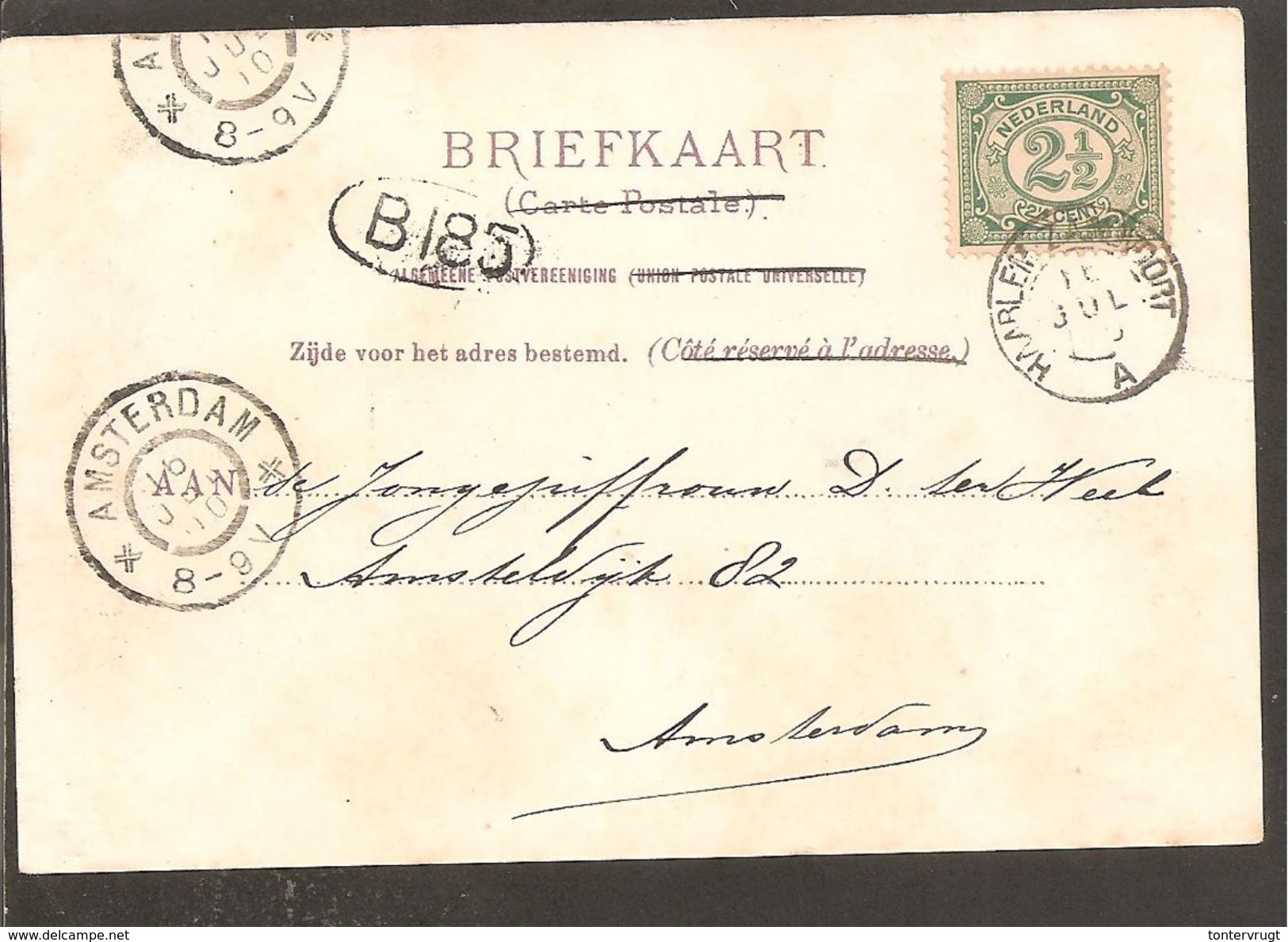Kleinrond. Haarlem-Zandvoort A - Postal History